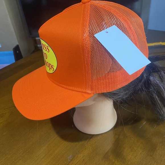 Bass Pro Shops Hat Mesh orange Snapback Trucker Baseball Fishing Outdoor Cap NEW - Picture 2 of 7
